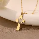 Collier-Pendentif croix sainte