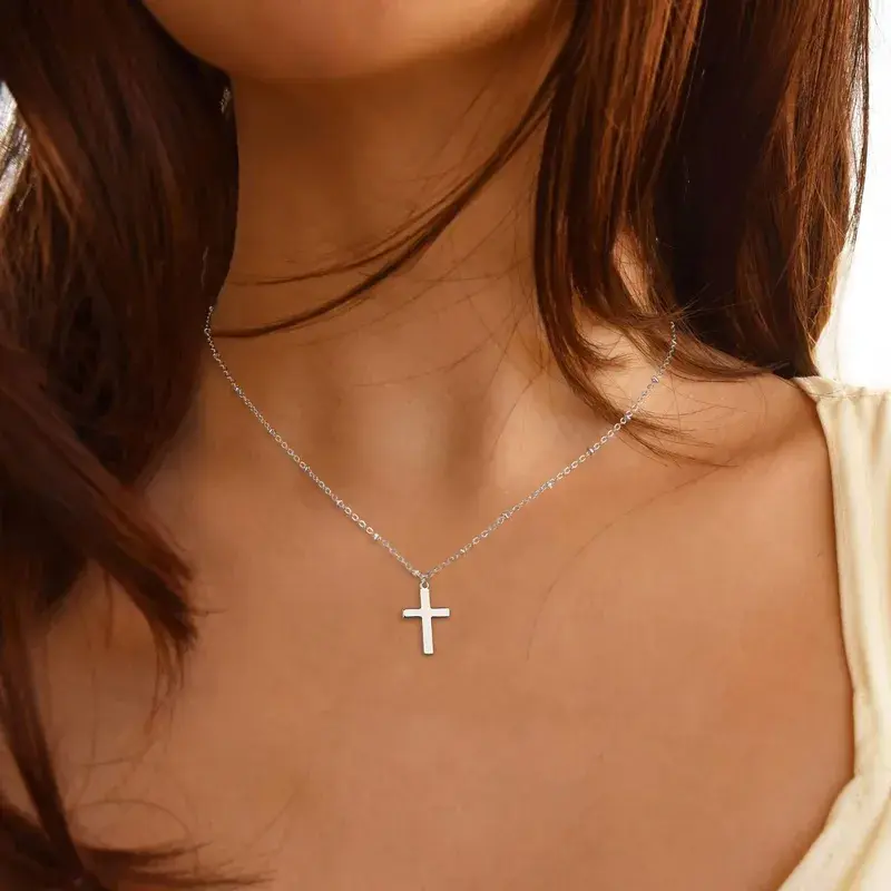 Croix Elégance argenté