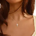Croix Elégance argenté