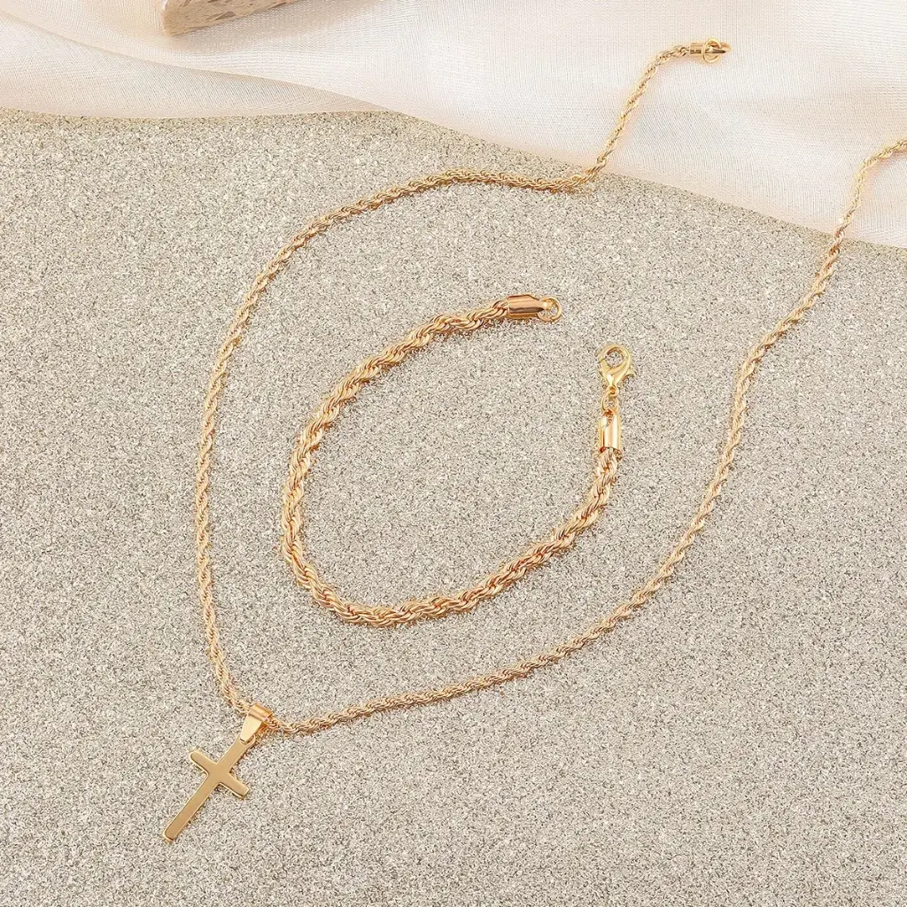 ensemble collier, bracelet