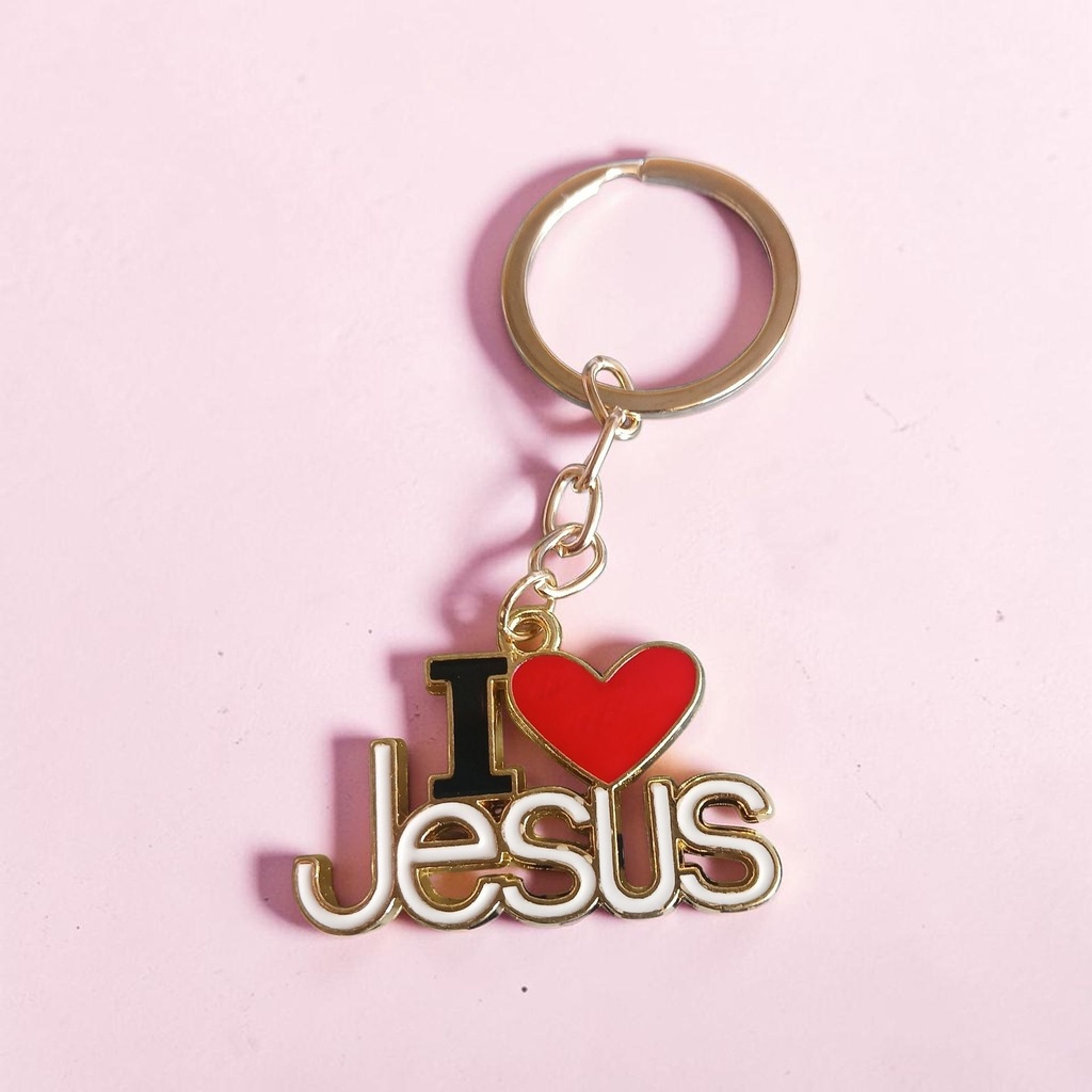 Porte Clé I love Jésus
