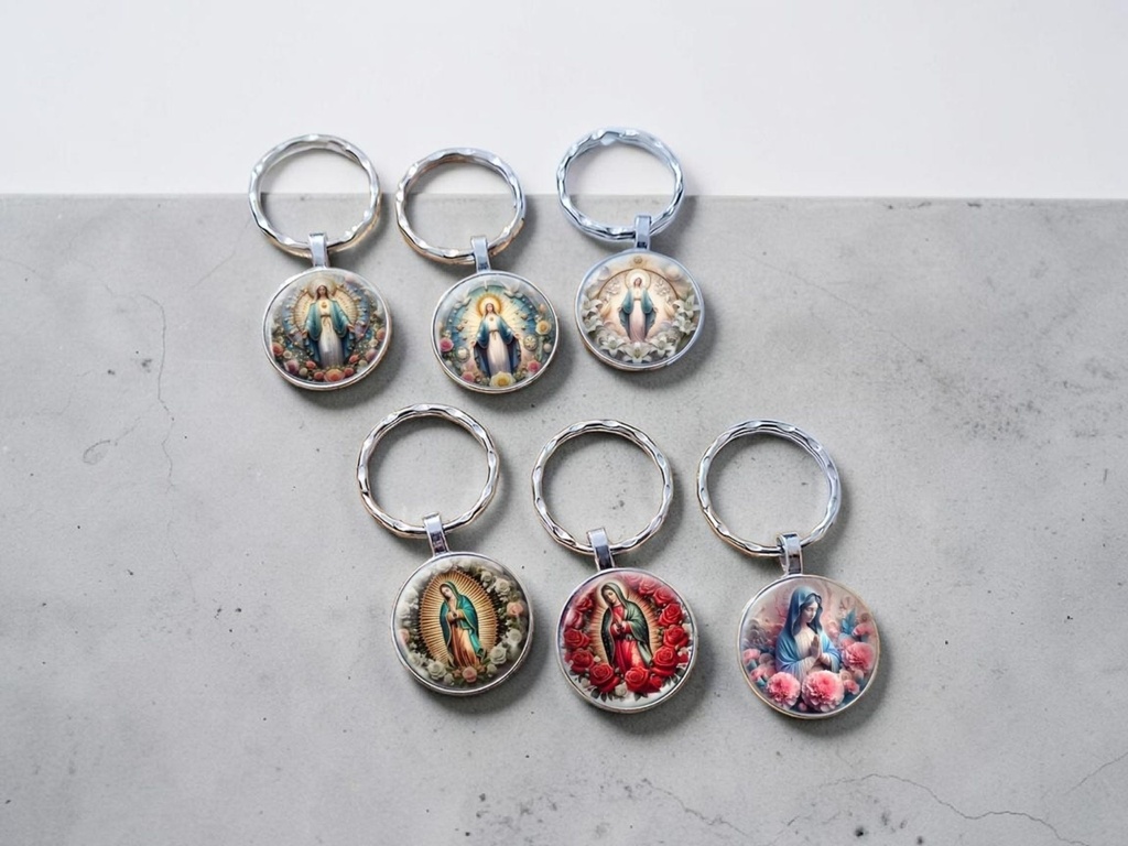 Porte clé rond