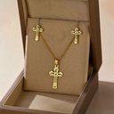 Parure Croix Filigrane