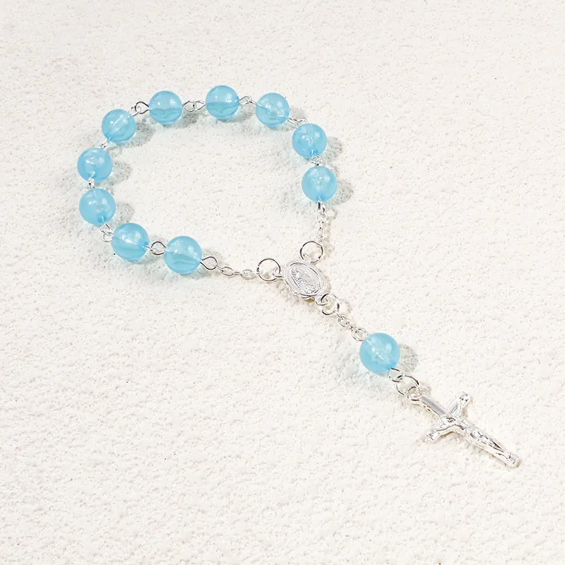 Lueur Céleste Mini-dizainier de baptême